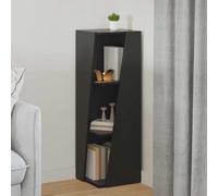 vidaXL Mensola laterale 33 x 32 x 100,5 cm Legno ingegnerizzato Nero