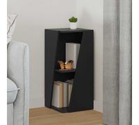vidaXL Mensola laterale 33 x 32 x 70,5 cm Legno ingegnerizzato Nero