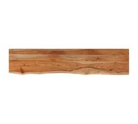 vidaXL Mensola Muro 120x20x2,5cm Rettangolare Legno Acacia Bordi Vivi, mensola a Muro, ripiano a Muro, ripiano, ripiano a Parete, mensola