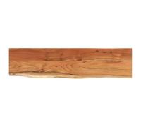 vidaXL Mensola Muro 120x30x3,8cm Rettangolare Legno Acacia Bordi Vivi, mensola a Muro, ripiano a Muro, ripiano, ripiano a Parete, mensola