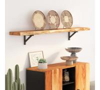 vidaXL Mensola Muro 180x20x2,5cm Rettangolare Legno Acacia Bordi Vivi, mensola a muro, ripiano a muro, ripiano, ripiano a parete, mensola