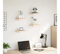 vidaXL Mensola Pensili 4 pz 23x23,5x4 cm in Truciolato