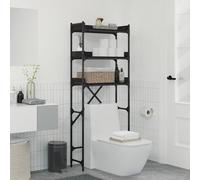 vidaXL Mensola per lavatrice 67 x 25 x 163 cm Legno multistrato