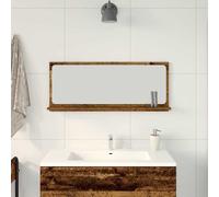 vidaXL Mensola Specchio Legno vecchio 90 x 10,5 x 37 cm