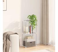 vidaXL Mensola tubolare Bianco 42,5 x 27 x 91,5 cm Alluminio