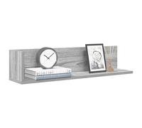vidaXL Mensole a Parete 2pz Grigio Sonoma 75x16,5x16,5cm in Truciolato