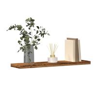 vidaXL Mensole a Parete 4 pz Legno Antico 40x20x1,5 cm in Truciolato, scaffale da Parete, scaffale a Muro, ripiano a Muro, mensola a Muro