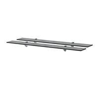 vidaXL Mensole Galleggianti 2 pz in Vetro 90x20 cm 8 mm