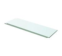 vidaXL Mensole in Vetro Trasparente 2 pz 60x15 cm