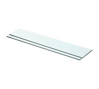 vidaXL Mensole in Vetro Trasparente 2 pz 70x15 cm