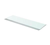 vidaXL Mensole in Vetro Trasparente 2 pz 70x20 cm