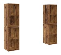 vidaXL Mensole Modulari a Cubo - Perfette per Soggiorno, Studio o Ufficio - unità rettangolari in Stile Rustico