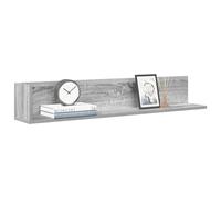vidaXL Mensole Parete 2pz Grigio Sonoma 100x16,5x16,5 cm in Truciolato