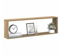 vidaXL Mensole a Cubo da Parete 2 pz Artigianali 100x15x30 cm Truciolato
