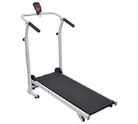 vidaXL Mini Tapis Roulant Pieghevole 93x36cm Nero da Fitness Cardio Palestra
