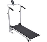 vidaXL Mini Tapis Roulant Pieghevole 93x36cm Nero da Fitness Cardio Palestra