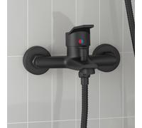 vidaXL Miscelatore Doccia Nero G 1 / 2 pollici