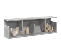 vidaXL Mobile a Parete 100x20x30cm Grigio Cemento in Legno Multistrato