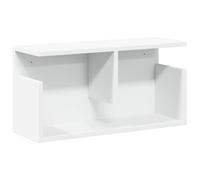vidaXL Mobile a Parete 60x20x30 cm Bianco in Truciolato, Mobile pensile, armadietto a Muro, mobiletto a Parete, Mobile a Muro, Mobile a Parete