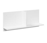 vidaXL Mobile a Parete 70x16,5x30 cm Bianco in Legno Multistrato