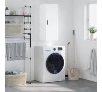 vidaXL Mobile a Parete Bianco 34,5x34x90 cm