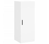 vidaXL Mobile a parete Bianco 34,5 x 34 x 90 cm