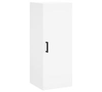 vidaXL Mobile a Parete Bianco 34,5x34x90 cm