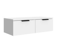 vidaXL Mobile a Parete Bianco 68x30x20 cm in Legno Multistrato
