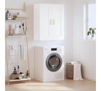 vidaXL Mobile a Parete Bianco 69,5x34,90 cm in Legno Multistrato
