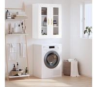 vidaXL Mobile a Parete Bianco 69,5x34x90 cm
