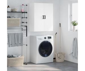 vidaXL Mobile a Parete Bianco 69,5x34x90 cm