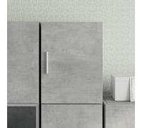 vidaXL Mobile a Parete Grigio Cemento 30x42,5x40 cm Legno Multistrato
