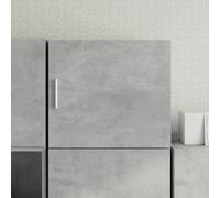 vidaXL Mobile a Parete Grigio Cemento 45x42,5x40 cm Legno Multistrato