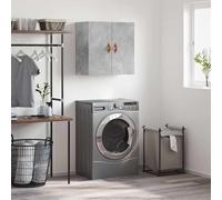 vidaXL Mobile a Parete Grigio Cemento 60x31x60 cm in Legno Multistrato