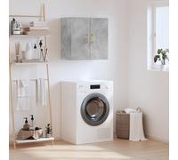 vidaXL Mobile a Parete Grigio Cemento 60x31x60 cm in Legno Multistrato