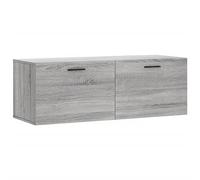 vidaXL Mobile a Parete Grigio Sonoma 100x36,5x35 cm Legno Multistrato