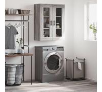 vidaXL Mobile a Parete Grigio Sonoma 69,5x34x90 cm