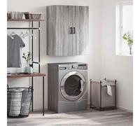 vidaXL Mobile a Parete Grigio Sonoma 69,5x34x90 cm