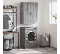 vidaXL Mobile a Parete Grigio Sonoma 69,5x34x90 cm Legno Multistrato