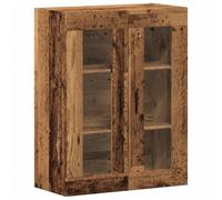 vidaXL Wandkast 69,5x34x90 cm oud houtkleurig