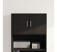 vidaXL Mobile a Parete Nero 70x42,5x40 cm in Legno Multistrato