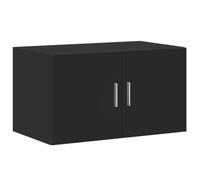 vidaXL Mobile a Parete Nero 70x42,5x40 cm in Legno Multistrato