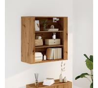 vidaXL Mobile a Parete Rovere Artigianale 80x33x80cm Legno Multistrato, Mobile pensile, Mobile a Muro, espositore, pensile, espositore a Parete