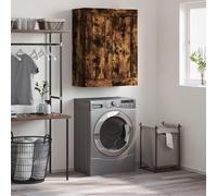 vidaXL Mobile a Parete Rovere Fumo 69,5x34x90 cm in Legno Multistrato