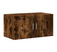 vidaXL Mobile a Parete Rovere Fumo 80x42,5x40 cm in Legno Multistrato