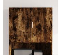vidaXL Mobile a Parete Rovere Fumo 80x42,5x64 cm in Legno Multistrato