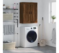 vidaXL Mobile a Parete Rovere Marrone 69,5x34x90 cm Legno Multistrato