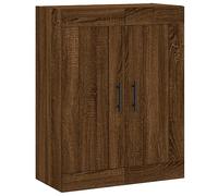 vidaXL Mobile a Parete Rovere Marrone 69,5x34x90 cm Legno Multistrato