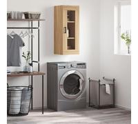 vidaXL Mobile a Parete Rovere Sonoma 34,5x34x90 cm