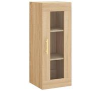 vidaXL Mobile a Parete Rovere Sonoma 34,5x34x90 cm